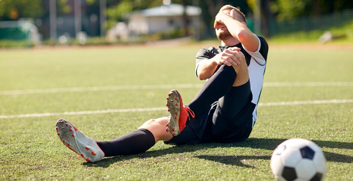 Estas son las lesiones más frecuentes en el fútbol